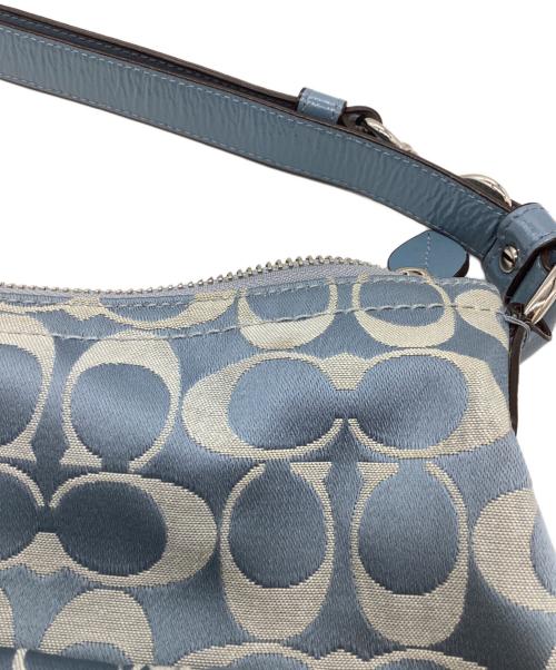 COACH（コーチ）COACH (コーチ) ペネロピ シグネチャー ショルダーバッグ / F19232 ブルーの古着・服飾アイテム
