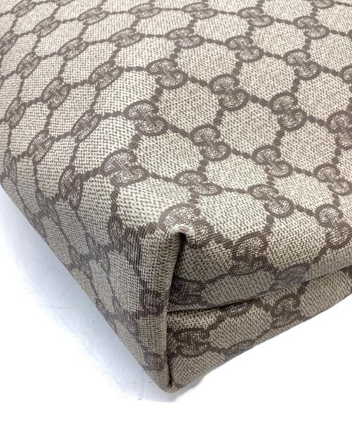 GUCCI（グッチ）GUCCI (グッチ) シェリーラインGGスプリームキャンバス トートバッグ ベージュの古着・服飾アイテム