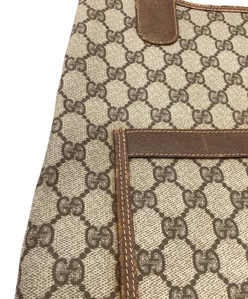 GUCCI（グッチ）GUCCI (グッチ) シェリーラインGGスプリームキャンバス トートバッグ ベージュの古着・服飾アイテム