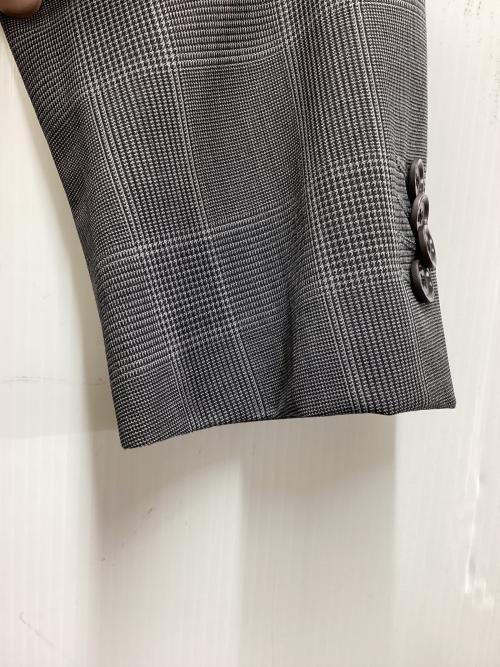 green label relaxing（グリーンレーベルリラクシング）green label relaxing (グリーンレーベルリラクシング) LANEROSSI BY Marzotto グレンチェックセットアップスーツ　/　3121-127-1982 グレー サイズ:48の古着・服飾アイテム
