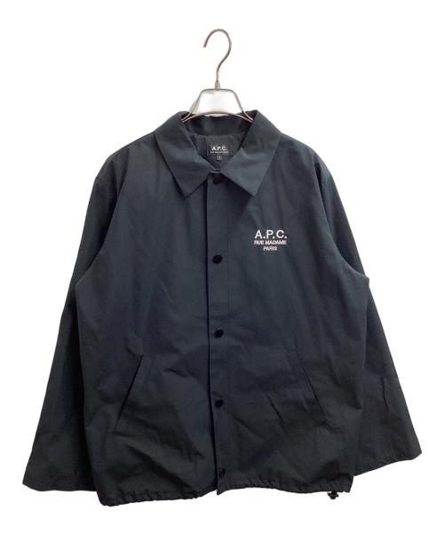 A.P.C.（アーペーセー）A.P.C. (アーペーセー) RAYMOND コーチジャケット　/　24223-1-36941 ブラック サイズ:Sの古着・服飾アイテム