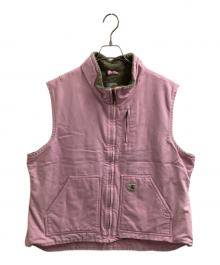 CarHartt（カーハート）の古着「ダックベスト　/　WV001 690　/　レディース規格」｜ピンク