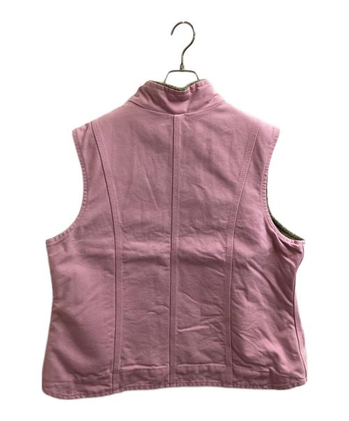 CarHartt（カーハート）CarHartt (カーハート) ダックベスト　/　WV001 690　/　レディース規格 ピンク サイズ:ＸＸＬの古着・服飾アイテム