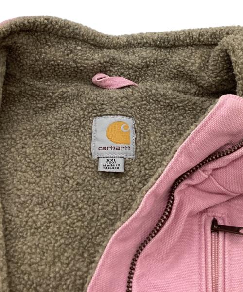 CarHartt（カーハート）CarHartt (カーハート) ダックベスト　/　WV001 690　/　レディース規格 ピンク サイズ:ＸＸＬの古着・服飾アイテム