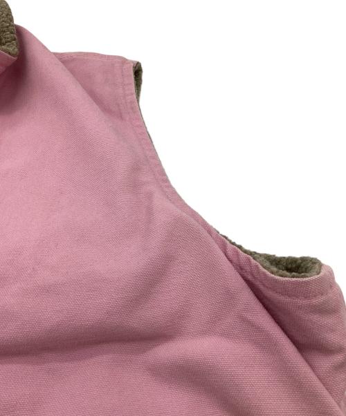 CarHartt（カーハート）CarHartt (カーハート) ダックベスト　/　WV001 690　/　レディース規格 ピンク サイズ:ＸＸＬの古着・服飾アイテム