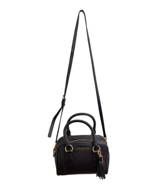 MICHAEL KORS（マイケルコース）MICHAEL KORS (マイケルコース) タッセル付2WAYショルダーバッグ ブラックの古着・服飾アイテム