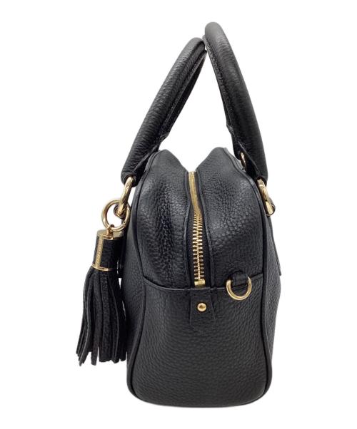 MICHAEL KORS（マイケルコース）MICHAEL KORS (マイケルコース) タッセル付2WAYショルダーバッグ ブラックの古着・服飾アイテム