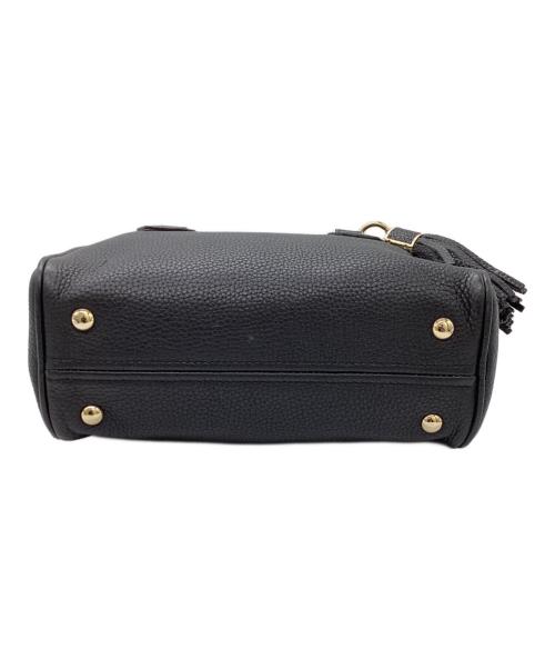 MICHAEL KORS（マイケルコース）MICHAEL KORS (マイケルコース) タッセル付2WAYショルダーバッグ ブラックの古着・服飾アイテム
