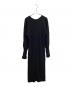 WRYHT　 (ライト) WAVY RIB VICTORIAN SLEEVE DRESS ブラック サイズ:1：8000円