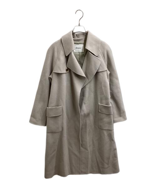 Diagram（ダイアグラム）Diagram (ダイアグラム) カシミヤ混 ガウントレンチリバーコート ベージュ サイズ:36の古着・服飾アイテム