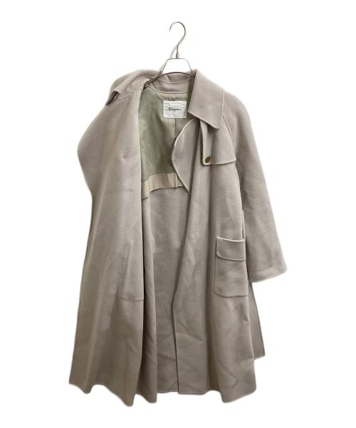 Diagram（ダイアグラム）Diagram (ダイアグラム) カシミヤ混 ガウントレンチリバーコート ベージュ サイズ:36の古着・服飾アイテム