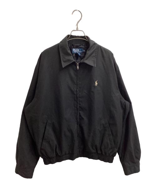 POLO RALPH LAUREN（ポロ・ラルフローレン）POLO RALPH LAUREN (ポロ・ラルフローレン) ピーチスキンスイングトップ ブラック サイズ:Mの古着・服飾アイテム