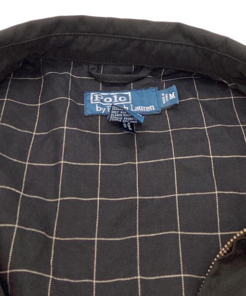 POLO RALPH LAUREN（ポロ・ラルフローレン）POLO RALPH LAUREN (ポロ・ラルフローレン) ピーチスキンスイングトップ ブラック サイズ:Mの古着・服飾アイテム