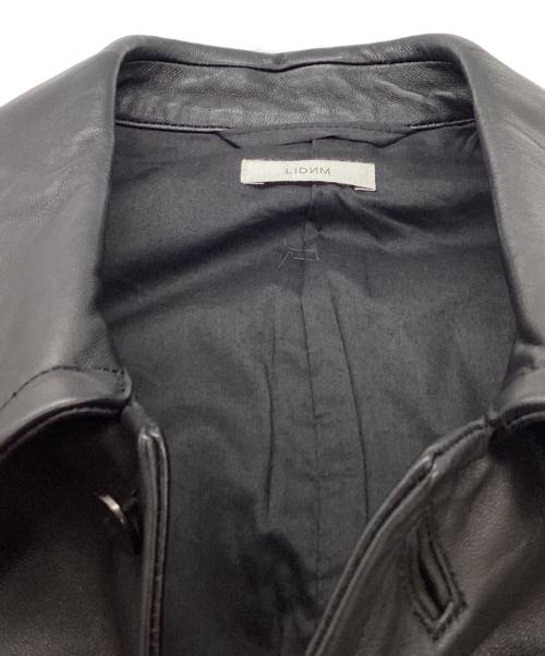 LIDnM（リドム）LIDnM (リドム) LEATHER SHORT BLOUSON　/　im20aw04300-09-02 ブラック サイズ:Mの古着・服飾アイテム