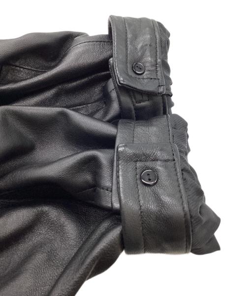 LIDnM（リドム）LIDnM (リドム) LEATHER SHORT BLOUSON　/　im20aw04300-09-02 ブラック サイズ:Mの古着・服飾アイテム