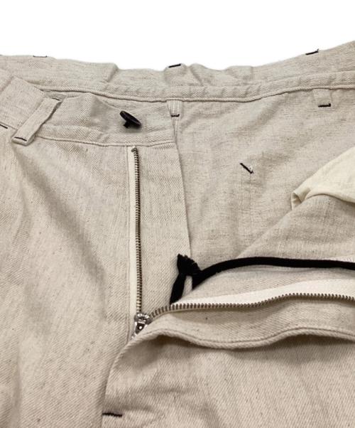 SOWBOW（ソウボウ）SOWBOW (ソウボウ) DOUBLE KNEE PAINTER PANTS アイボリー サイズ:3の古着・服飾アイテム