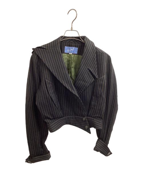 Thierry Mugler（ティエリーミュグレ）Thierry Mugler (ティエリーミュグレ) 変形セットアップ ブラウン サイズ:9ARの古着・服飾アイテム