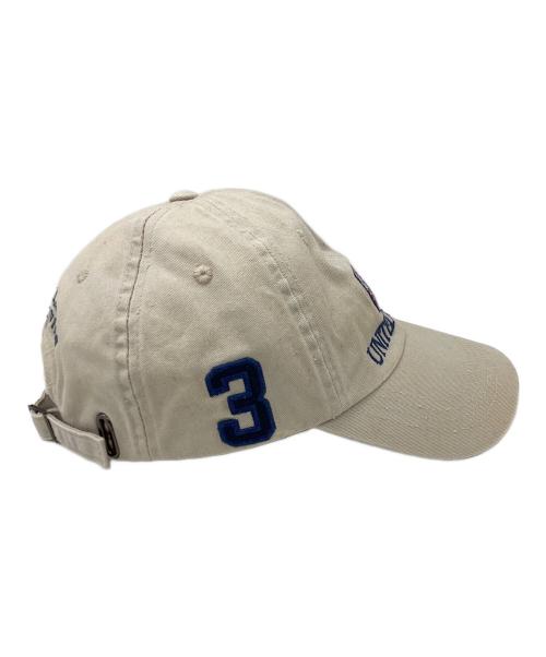 POLO RALPH LAUREN（ポロ・ラルフローレン）POLO RALPH LAUREN (ポロ・ラルフローレン) 90's アメリカ国旗キャップ ベージュの古着・服飾アイテム