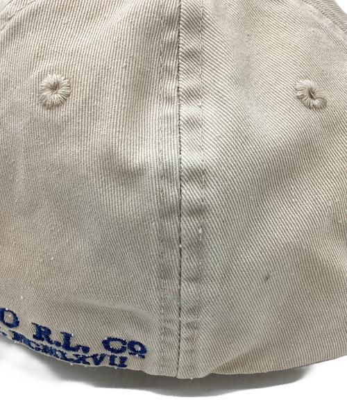 POLO RALPH LAUREN（ポロ・ラルフローレン）POLO RALPH LAUREN (ポロ・ラルフローレン) 90's アメリカ国旗キャップ ベージュの古着・服飾アイテム