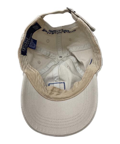 POLO RALPH LAUREN（ポロ・ラルフローレン）POLO RALPH LAUREN (ポロ・ラルフローレン) 90's アメリカ国旗キャップ ベージュの古着・服飾アイテム