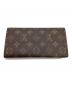 LOUIS VUITTON (ルイ ヴィトン) ポシェット・ポルトモネ クレディ / 長財布 / 	M61725 ブラウン：10000円