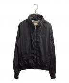 GUCCIグッチ）の古着「パッチ スタンドカラーナイロンジャケット / 439368 Z9687」｜ブラック
