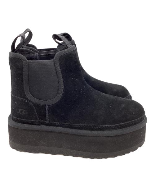 UGG（アグ）UGG (アグ) Neumel Platform Chelsea　/　1134526 ブラック サイズ:24の古着・服飾アイテム
