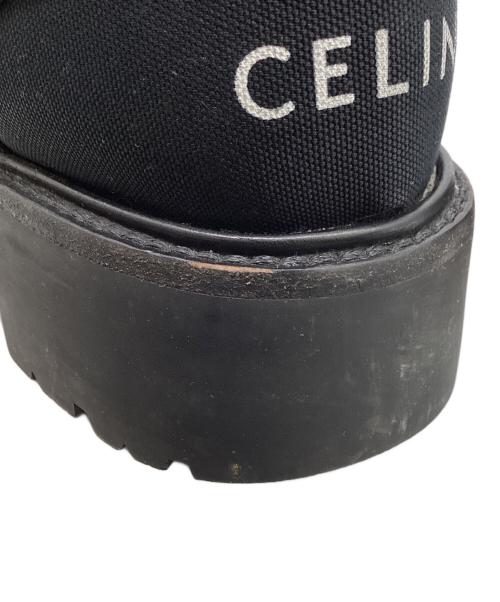 CELINE（セリーヌ）CELINE (セリーヌ) バルキー レースアップブーツ ブラック サイズ:42の古着・服飾アイテム