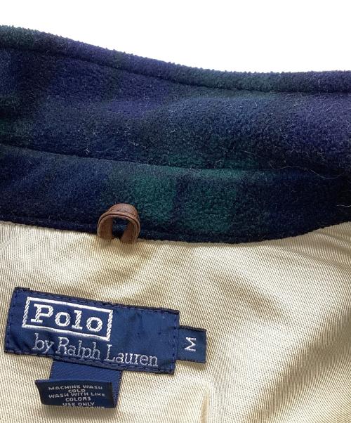 POLO RALPH LAUREN（ポロ・ラルフローレン）POLO RALPH LAUREN (ポロ・ラルフローレン) フリーススイングトップ / ブラックウォッチ柄 / USA製 ネイビー サイズ:Mの古着・服飾アイテム