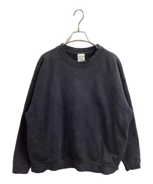 Snow peak（スノーピーク）snow peak (スノーピーク) Recycled Cotton Sweat Crewneck ブラック サイズ:Mの古着・服飾アイテム