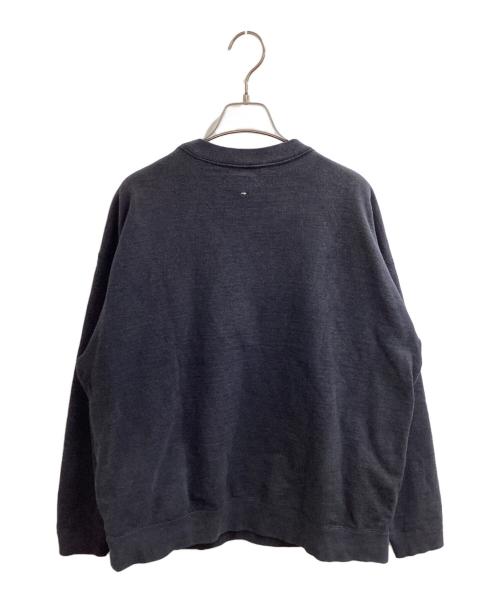 Snow peak（スノーピーク）snow peak (スノーピーク) Recycled Cotton Sweat Crewneck ブラック サイズ:Mの古着・服飾アイテム