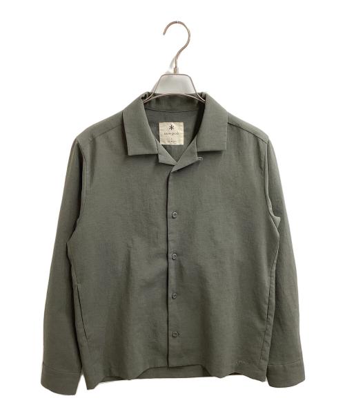 Snow peak（スノーピーク）snow peak (スノーピーク) Pe Light Poplin Shirts オリーブ サイズ:Sの古着・服飾アイテム