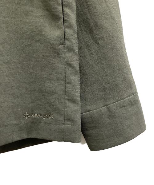 Snow peak（スノーピーク）snow peak (スノーピーク) Pe Light Poplin Shirts オリーブ サイズ:Sの古着・服飾アイテム