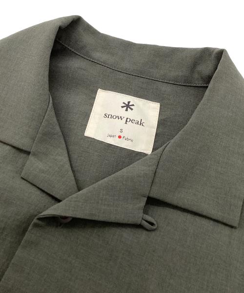 Snow peak（スノーピーク）snow peak (スノーピーク) Pe Light Poplin Shirts オリーブ サイズ:Sの古着・服飾アイテム