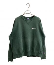 Champion（チャンピオン）の古着「90's USA製 前V刺繍ロゴ スウェット」｜グリーン