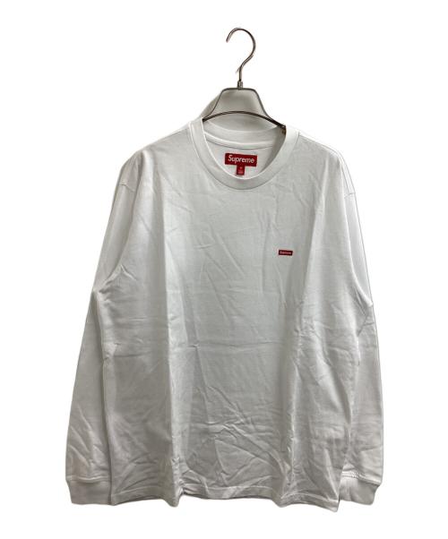 SUPREME（シュプリーム）Supreme (シュプリーム) Small Box Logo L/S Tee / FW23 ホワイト サイズ:Mの古着・服飾アイテム