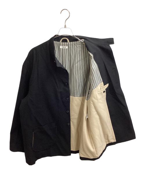 INTERIM（インテリム）INTERIM (インテリム) MILITARYWOOL SERGE FORESTIERE ブラック サイズ:表記無しの古着・服飾アイテム