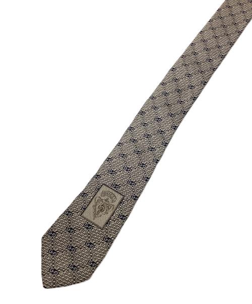 GUCCI（グッチ）GUCCI (グッチ) GG柄 シルクネクタイ グレー サイズ:無しの古着・服飾アイテム