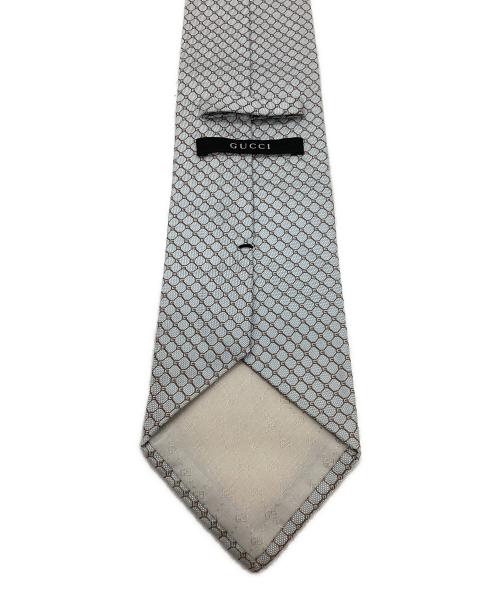 GUCCI（グッチ）GUCCI (グッチ) シルクネクタイ / イタリア製 ブルー サイズ:表記無しの古着・服飾アイテム