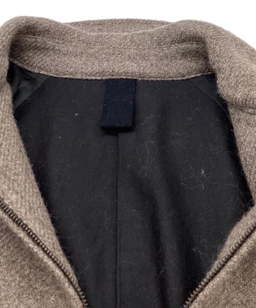 MARGARET HOWELL（マーガレットハウエル）MARGARET HOWELL (マーガレットハウエル) NATURAL WOOL TWILL / ダブルジップ ハーフ コート ブラウン サイズ:Sの古着・服飾アイテム