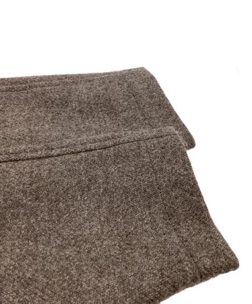 MARGARET HOWELL（マーガレットハウエル）MARGARET HOWELL (マーガレットハウエル) NATURAL WOOL TWILL / ダブルジップ ハーフ コート ブラウン サイズ:Sの古着・服飾アイテム