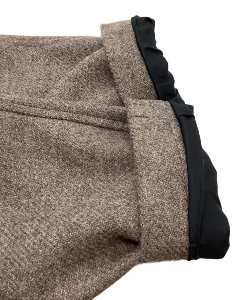 MARGARET HOWELL（マーガレットハウエル）MARGARET HOWELL (マーガレットハウエル) NATURAL WOOL TWILL / ダブルジップ ハーフ コート ブラウン サイズ:Sの古着・服飾アイテム