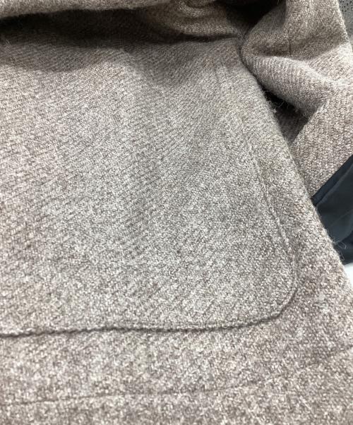 MARGARET HOWELL（マーガレットハウエル）MARGARET HOWELL (マーガレットハウエル) NATURAL WOOL TWILL / ダブルジップ ハーフ コート ブラウン サイズ:Sの古着・服飾アイテム