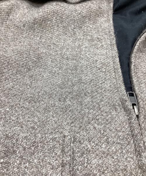 MARGARET HOWELL（マーガレットハウエル）MARGARET HOWELL (マーガレットハウエル) NATURAL WOOL TWILL / ダブルジップ ハーフ コート ブラウン サイズ:Sの古着・服飾アイテム