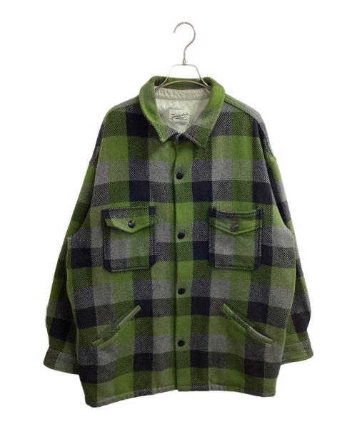 TENDERLOIN（テンダーロイン）TENDERLOIN　 (テンダーロイン) T-BEARCPO CPOジャケット グリーン サイズ:Lの古着・服飾アイテム