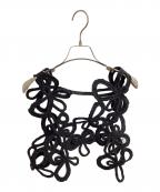 Rumcheラムシェ）の古着「Flower Bond Yarn Harness」｜ブラック
