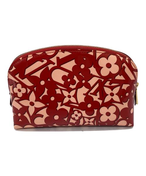 LOUIS VUITTON（ルイ ヴィトン）LOUIS VUITTON (ルイ ヴィトン) ヴェルニ スイートモノグラム ポシェット コスメティック レッドの古着・服飾アイテム