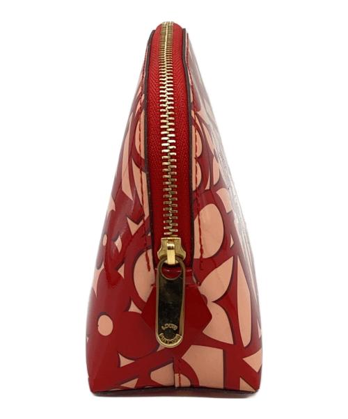 LOUIS VUITTON（ルイ ヴィトン）LOUIS VUITTON (ルイ ヴィトン) ヴェルニ スイートモノグラム ポシェット コスメティック レッドの古着・服飾アイテム