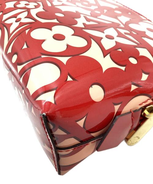 LOUIS VUITTON（ルイ ヴィトン）LOUIS VUITTON (ルイ ヴィトン) ヴェルニ スイートモノグラム ポシェット コスメティック レッドの古着・服飾アイテム