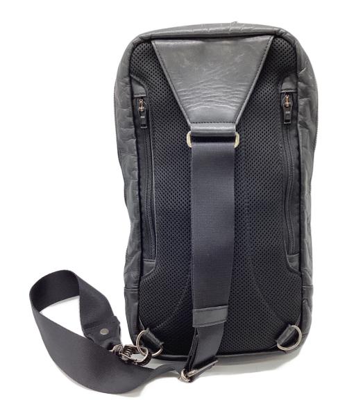 LUGGAGE LABEL（ラゲッジ レーベル）LUGGAGE LABEL (ラゲッジ レーベル) ELEMENT  SLING SHOULDER BAG ブラックの古着・服飾アイテム